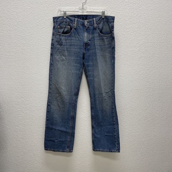 Mens Levis Strauss 559 W33 L30 Jeans Light Wash Levis Denim Straight Leg - Picture 1 of 8